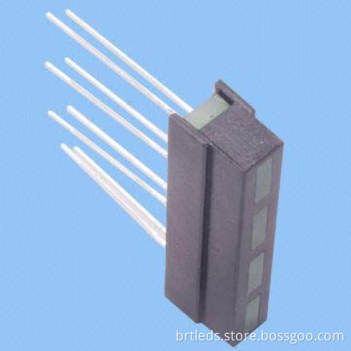 Housing LED, Yellow Green Color, with 570nm Wavelength, Green Diffused Lens Appearance, 120°